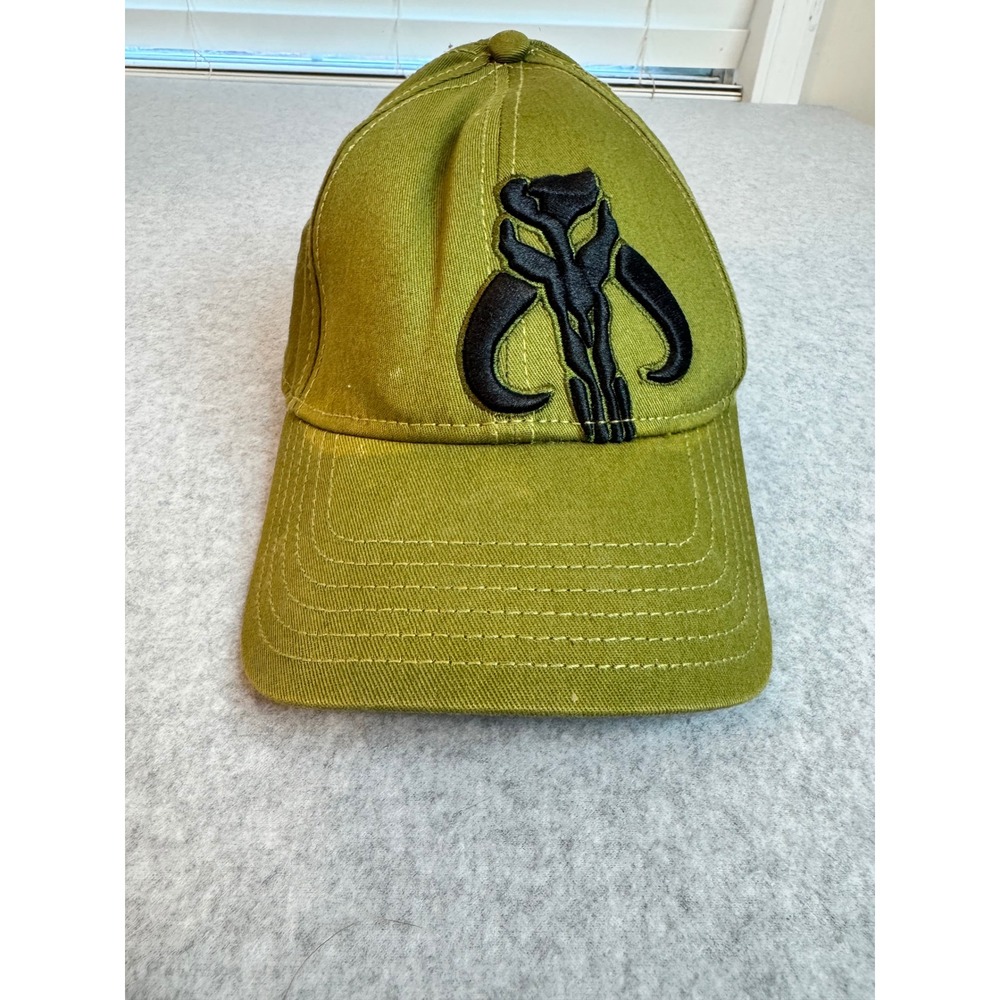 Star Wars Mandalorian Boba Fett Mythosaur Skull Hat Green Baseball Cap OSFM